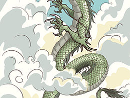 【龙年插画—龙抬头🐲】