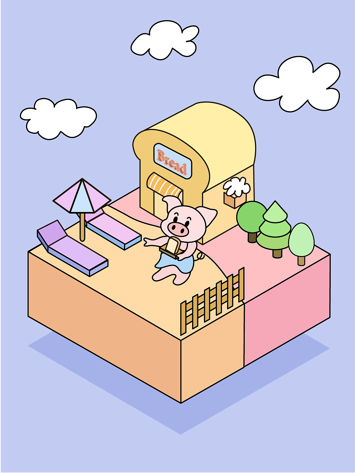 2.5d插画（图ZMjU2ODk3Mjg4） - 儿童插画 - 站酷设计师艺籽er原创素材 - 站酷ZCOOL