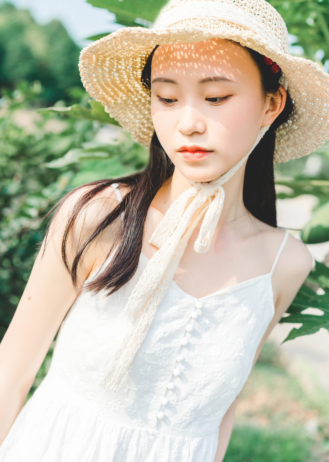 小清新外景人像