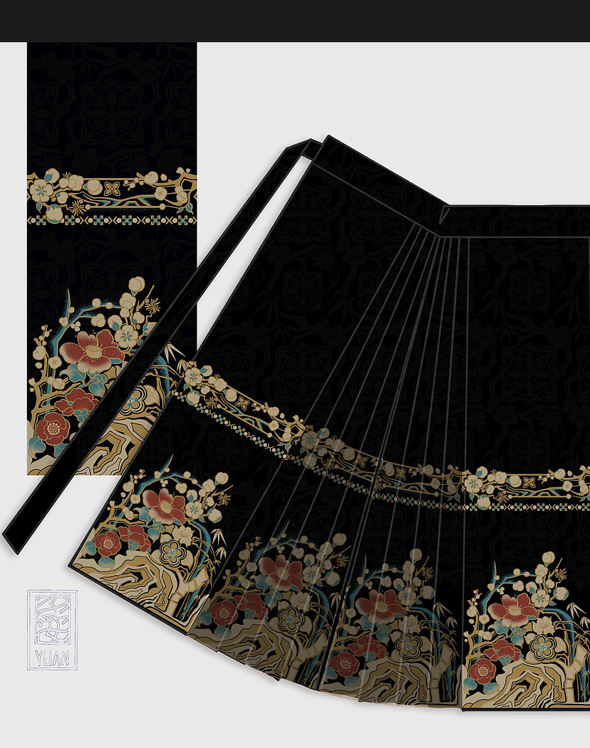 马面裙设计|岁岁朝朝