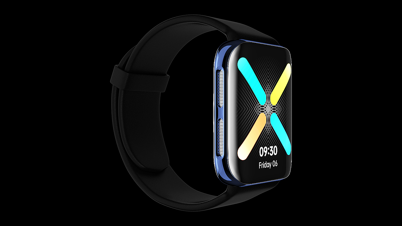 OPPO watch智能手表-C4D建模渲染