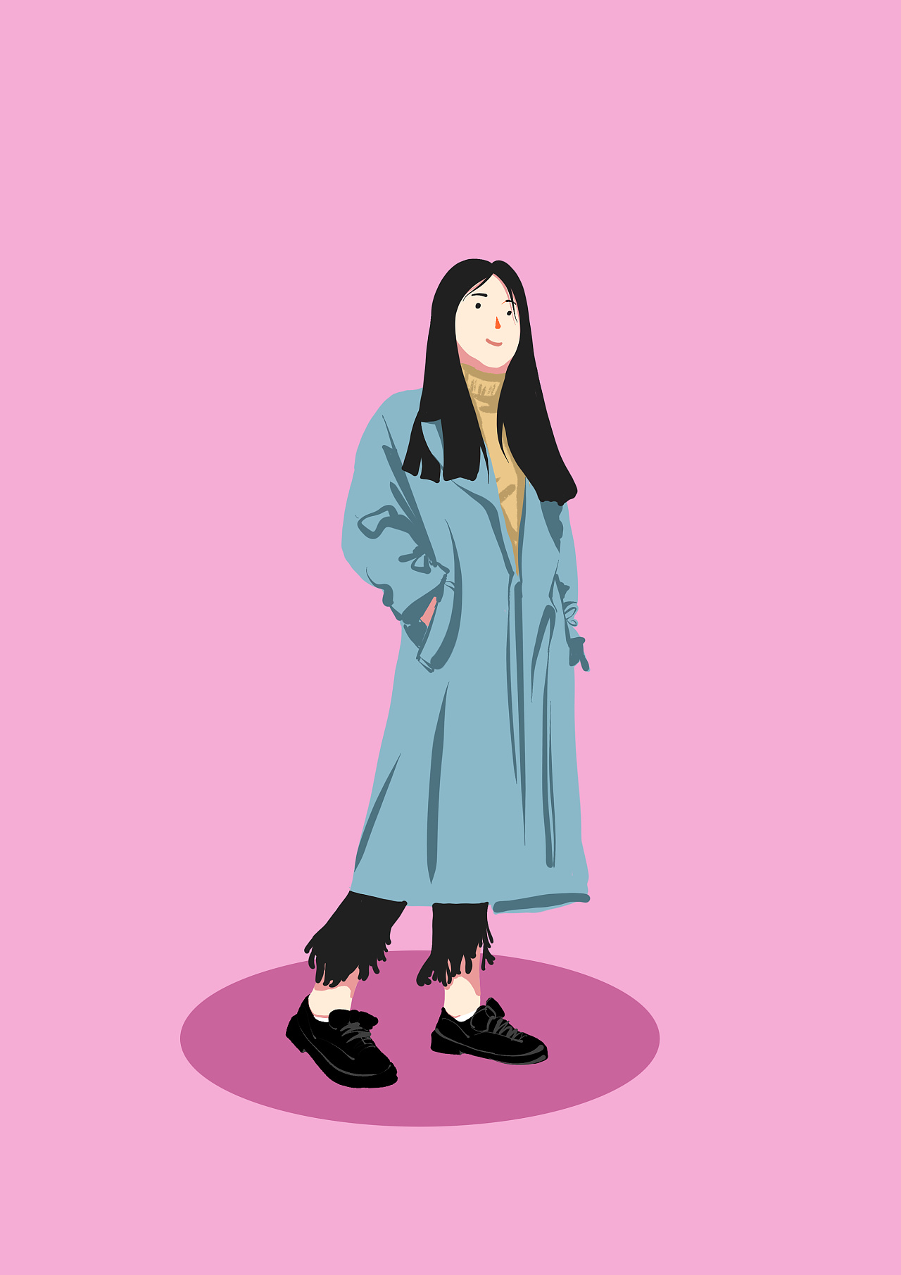 青年形象插画一批