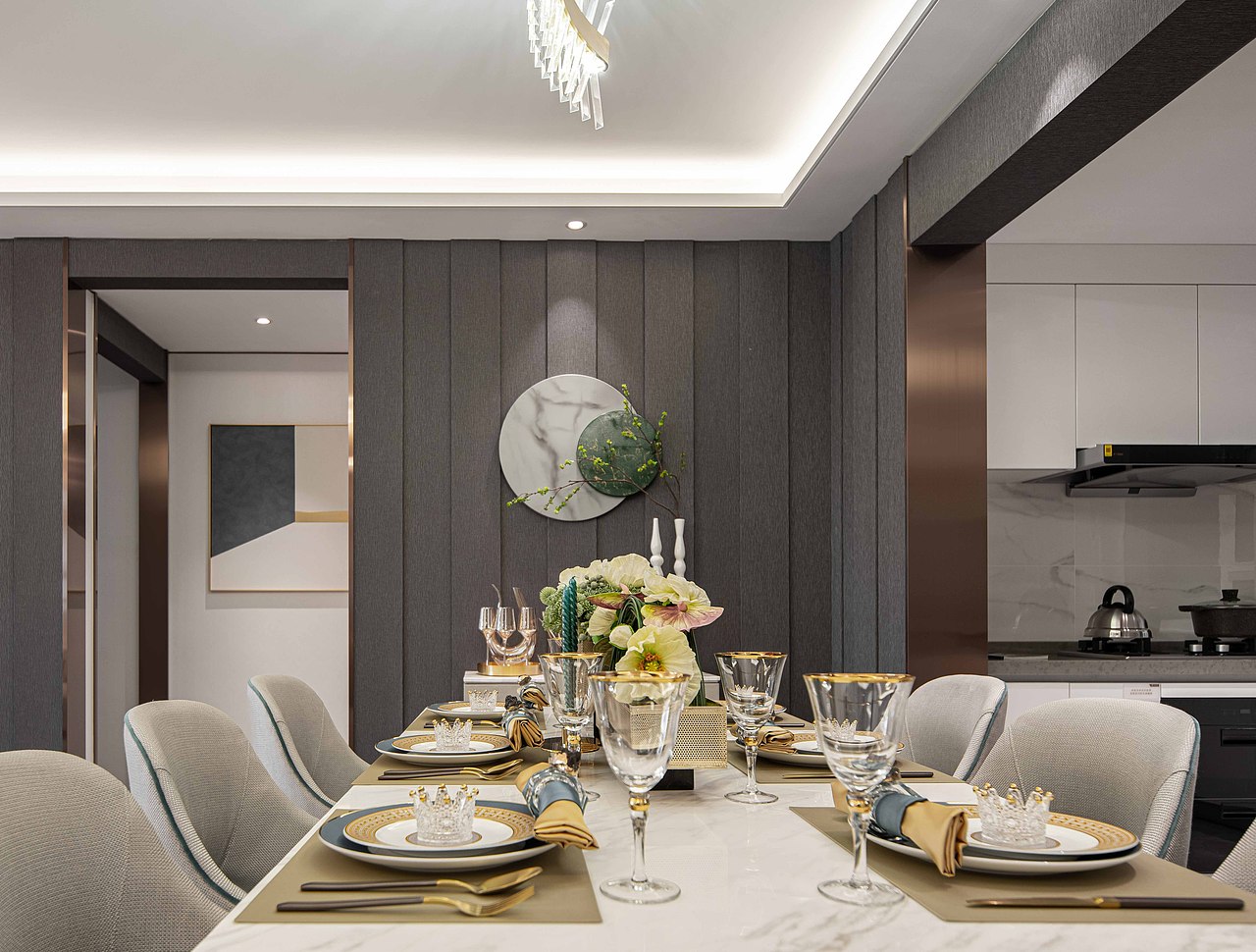 济宁 中海城 135平方样板房