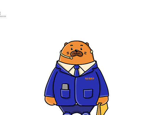 【ip形象设计3】科技服务类 憨厚可爱形态 表情包