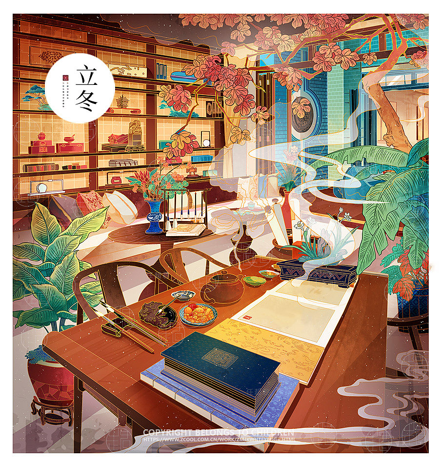 24节气+节日图泰禾（图ZMjM5MTYzMTY4） - 商业插画 - 站酷设计师C君_Children原创素材 - 站酷ZCOOL
