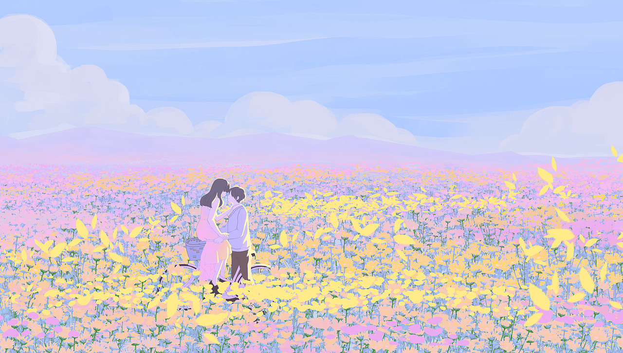 小雏菊的花海（图ZMjg5NzU2ODk2） - 创作习作 - 站酷设计师DOOMMOOD原创素材 - 站酷ZCOOL