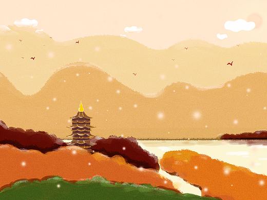 雷峰夕照