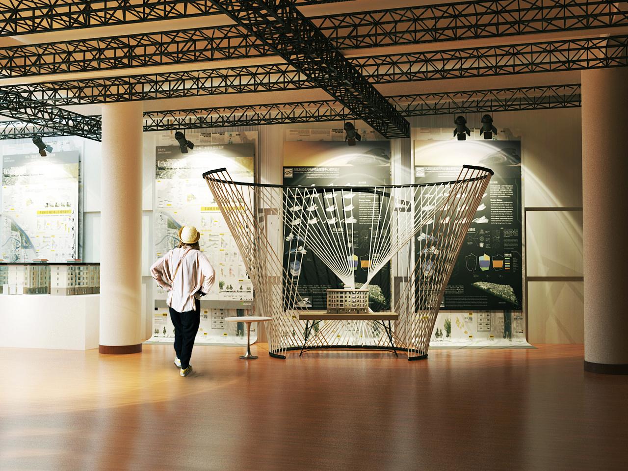 犀牛参数化建模练习|展示空间主题小品|空间|展陈设计|yeemiz - 原创