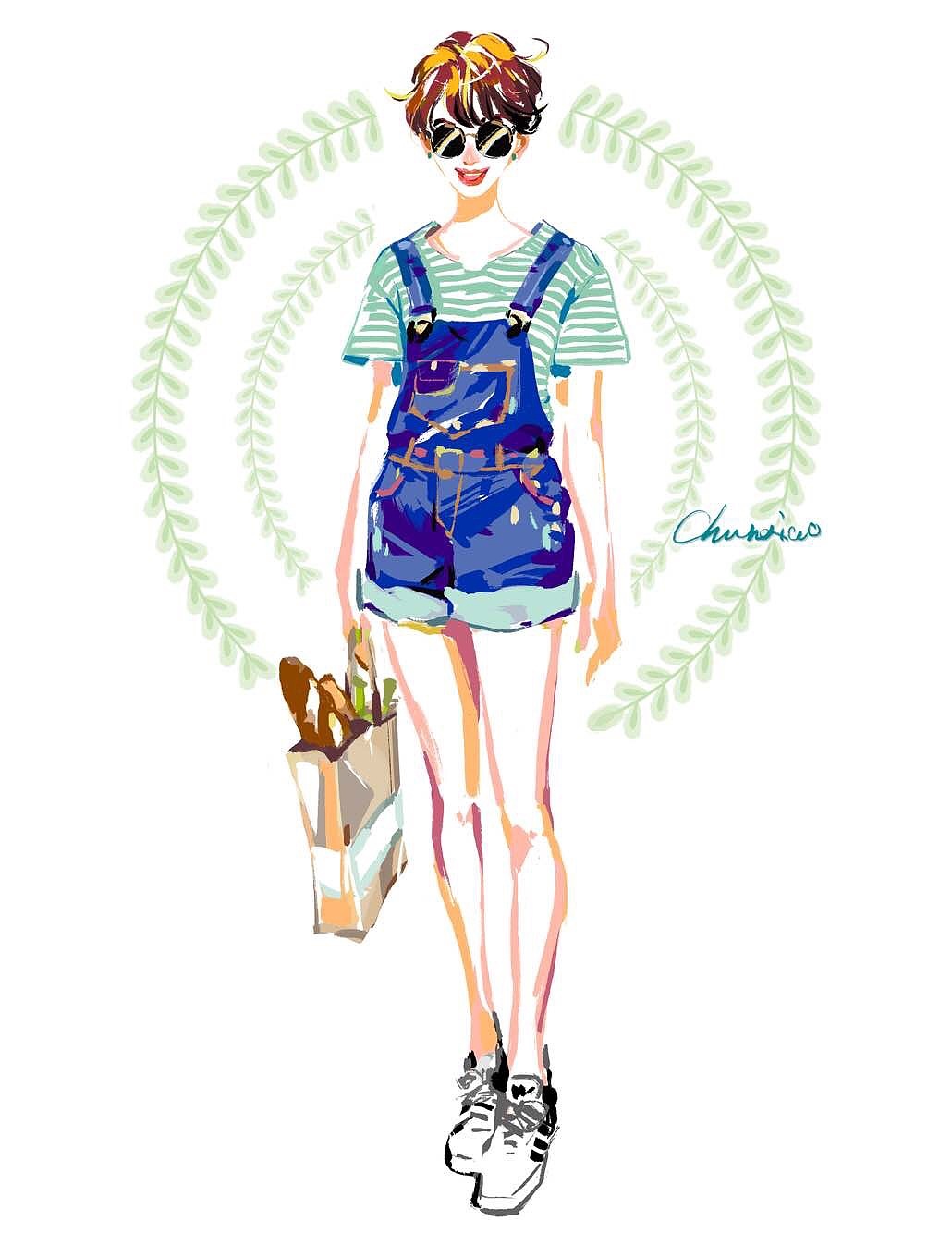 CXFashion Notes-01（图ZMzUwMjk3MDA=） - 新锐潮流插画 - 站酷设计师chunxiao_春晓原创素材 - 站酷ZCOOL