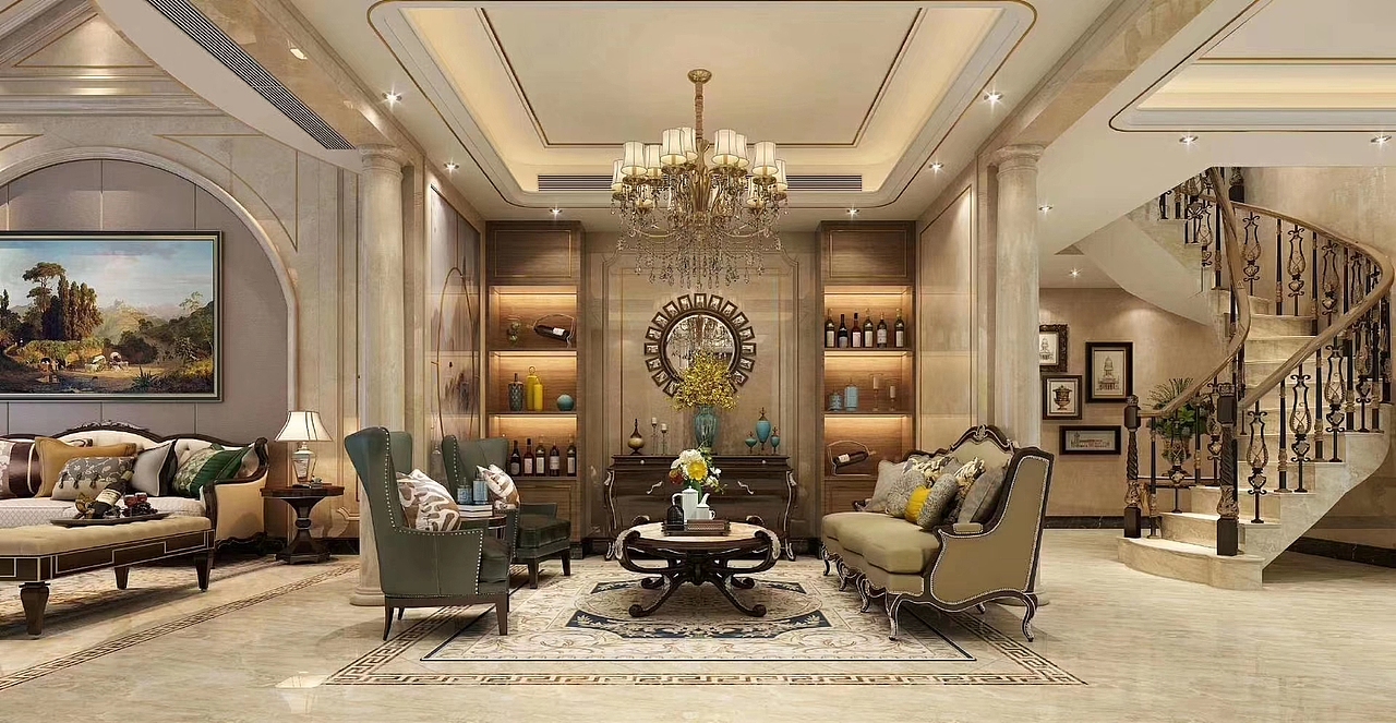 典雅大气 精致奢华 美式别墅