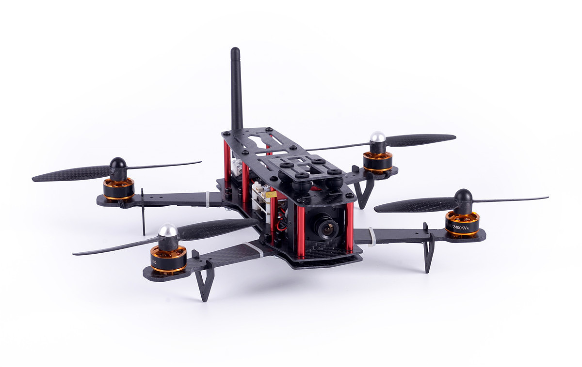 QAV 250碳纤机架摄影图