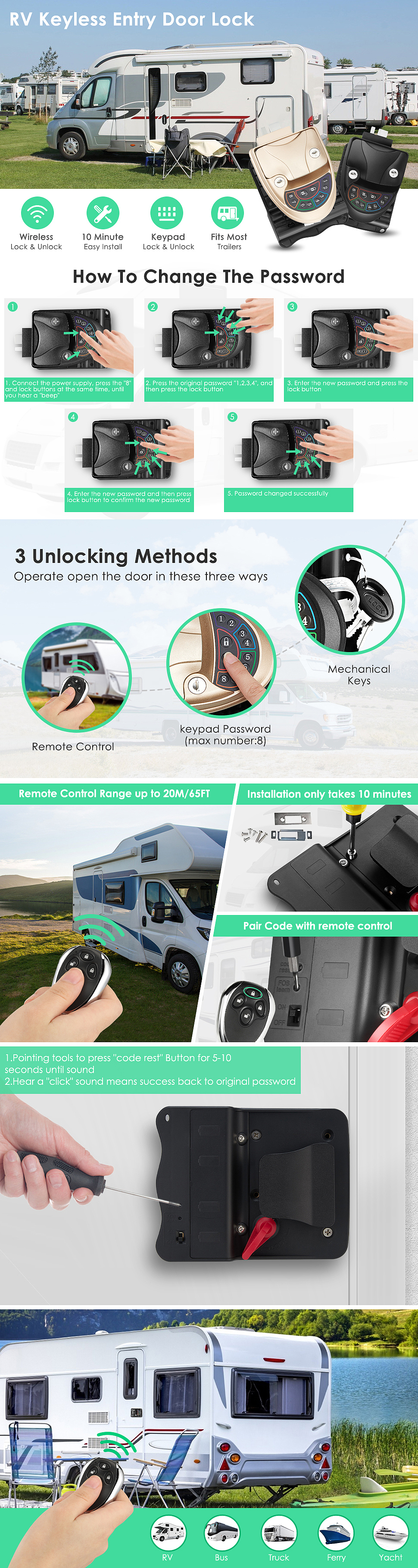 房车门锁-亚马逊A+（图ZMjQ2ODYyNjEy） - 电商 - 站酷设计师冷酷女壮士原创素材 - 站酷ZCOOL