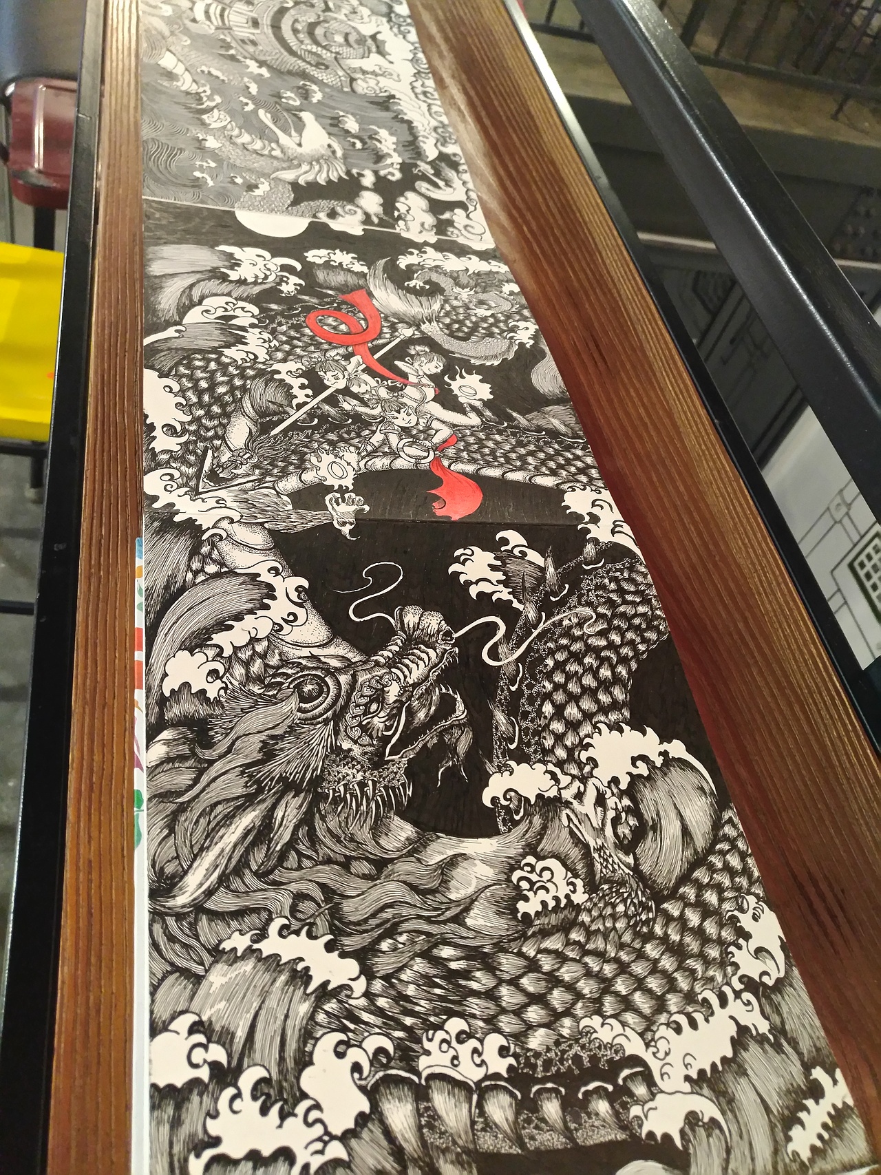 中国风系列长卷_手绘_黑白_纹身_插画（图ZNjEzNzA0NDA=） - 艺术插画 - 站酷设计师邹邹_安原创素材 - 站酷ZCOOL