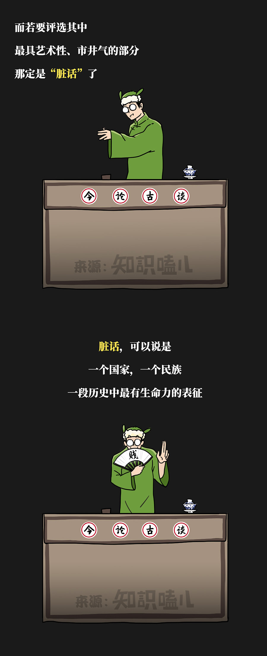 你现在骂的脏话，都是老祖宗玩剩的！（图ZMjQ5NTEzMTk2） - 中/长篇漫画 - 站酷设计师知识嗑儿原创素材 - 站酷ZCOOL
