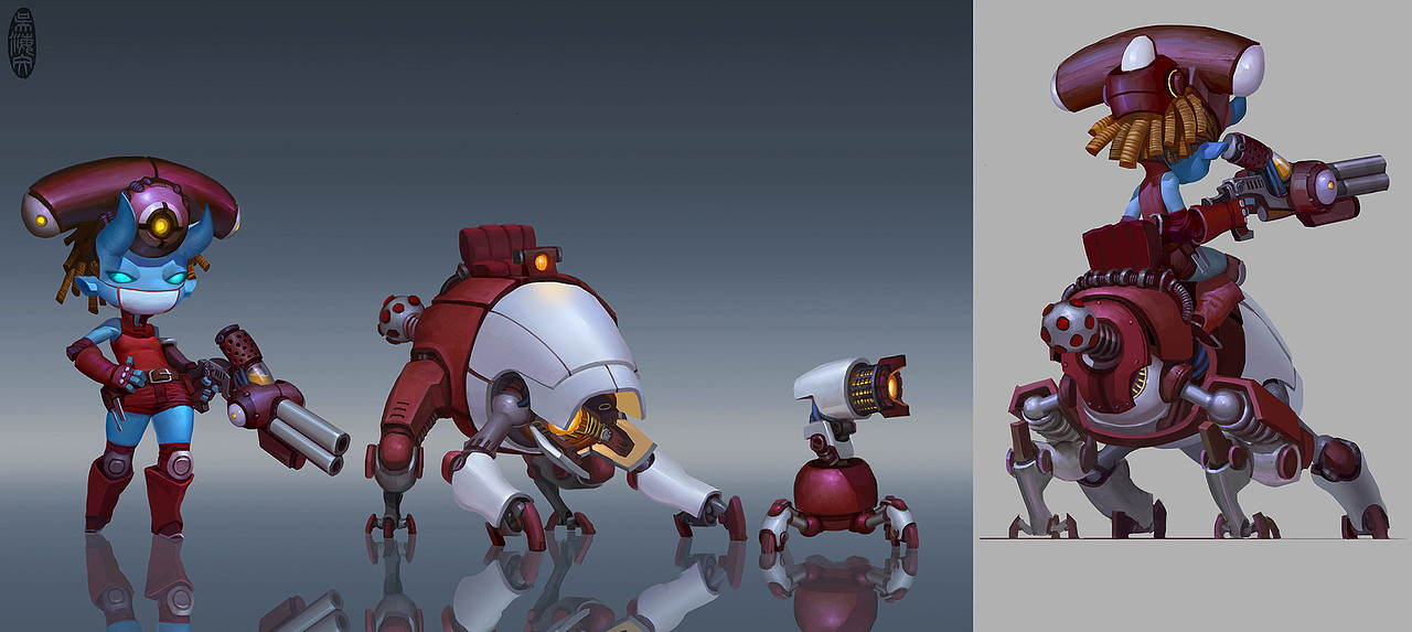 吴海文-早期Q版角色设定