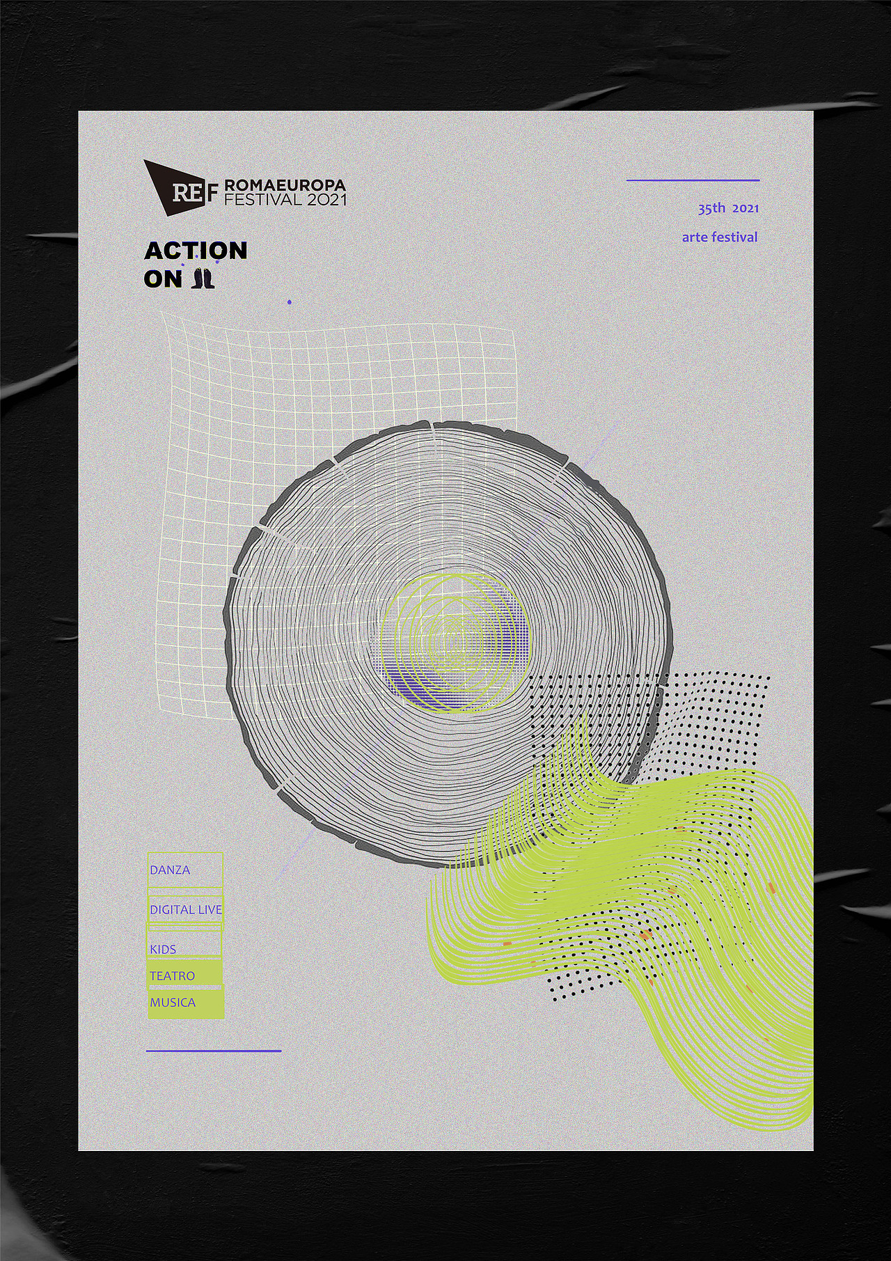 罗马的romaeuropa艺术节 形象设计 宣传册及导览册排版