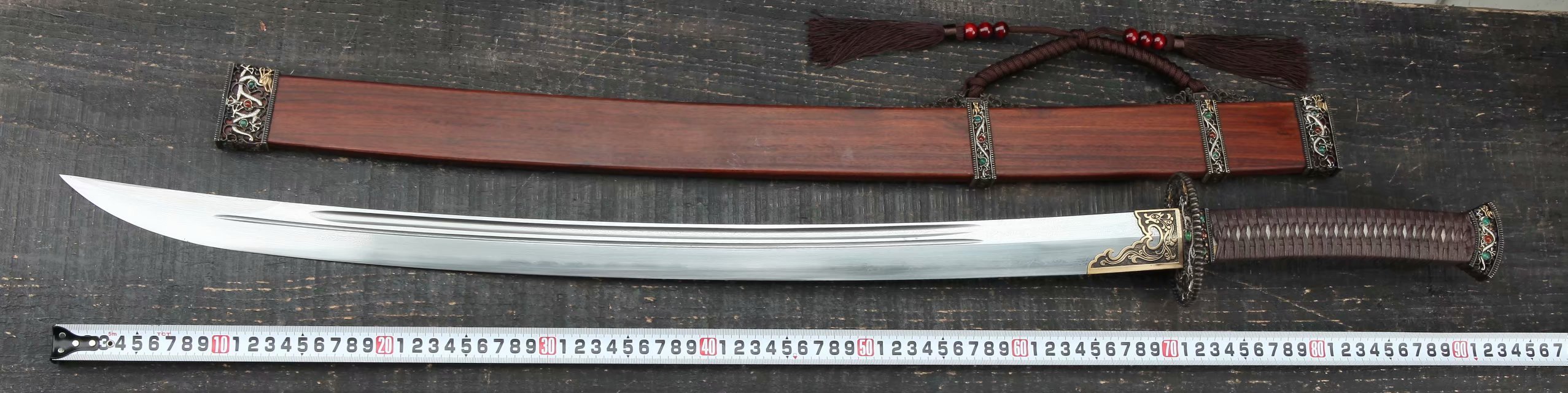 两款清贝勒腰刀 和风堂美术刀剑