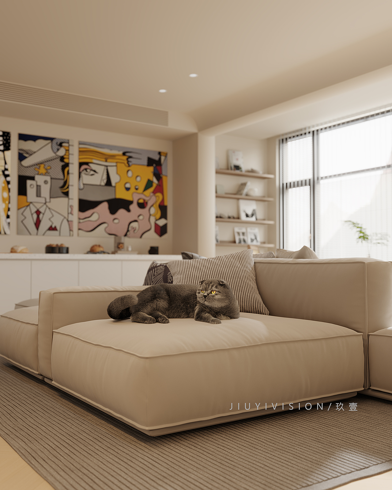 一个客餐厅（图ZMzEwOTE1MTIw） - 家装设计 - 站酷设计师玖壹空间原创素材 - 站酷ZCOOL