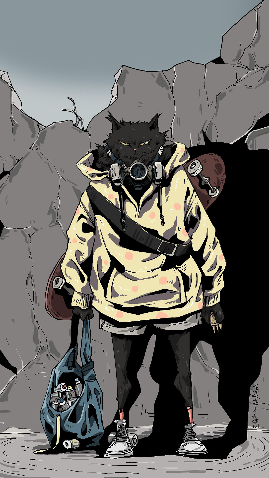 最近的猫图2（图ZMTczNjcxMzE2） - 艺术插画 - 站酷设计师肖大猫NL原创素材 - 站酷ZCOOL