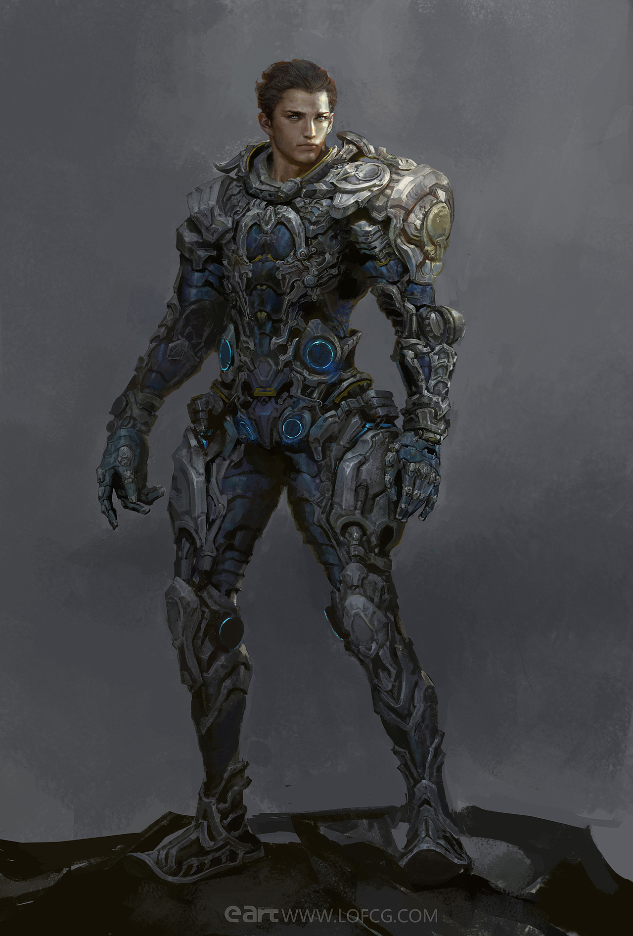 分享收藏cg怪物类角色设计-《白蚺祭司》钟风华杜震—科幻场景气氛图