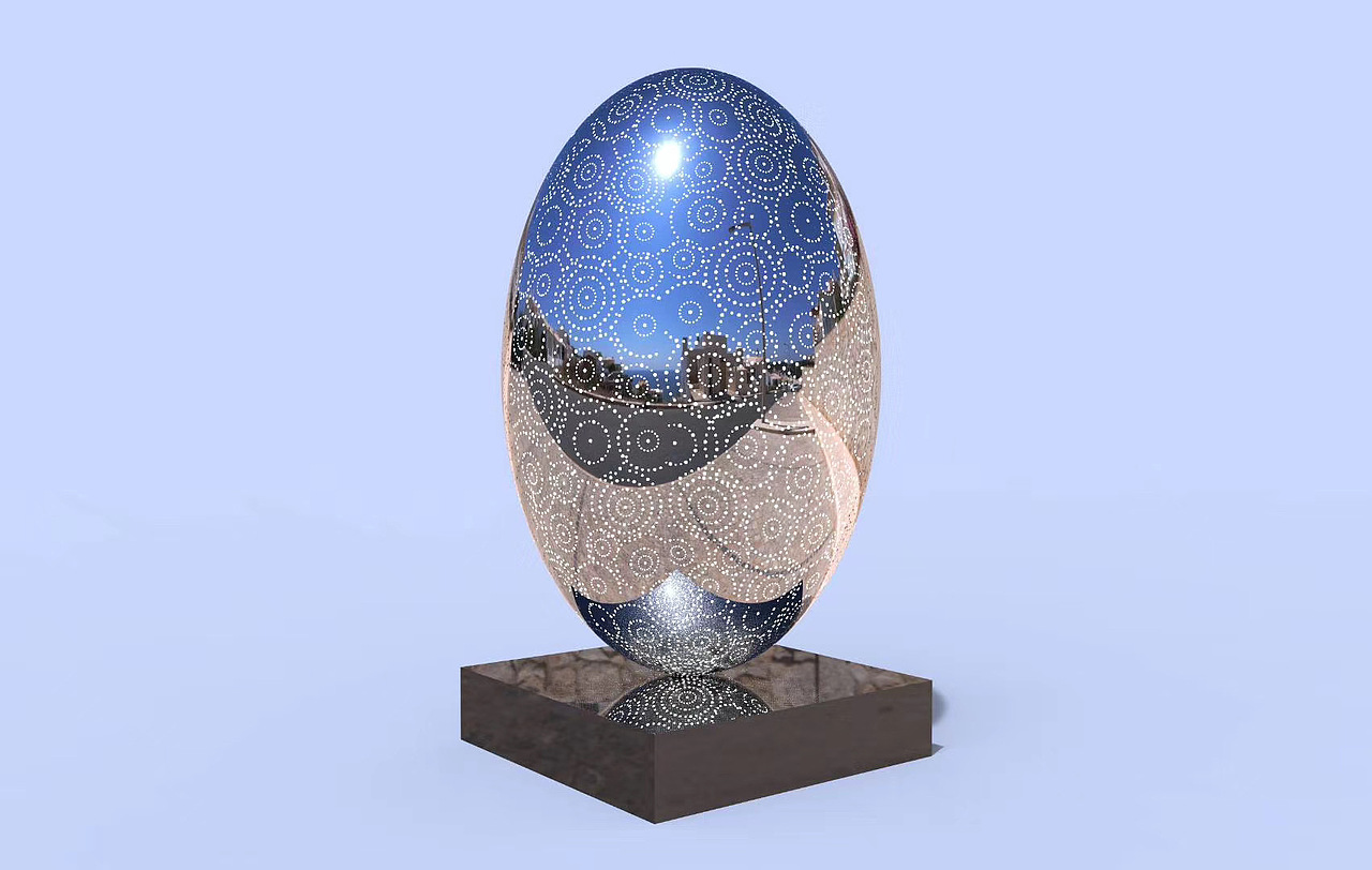 ★武汉-售楼部部分【不锈钢雕塑】景观设计方案