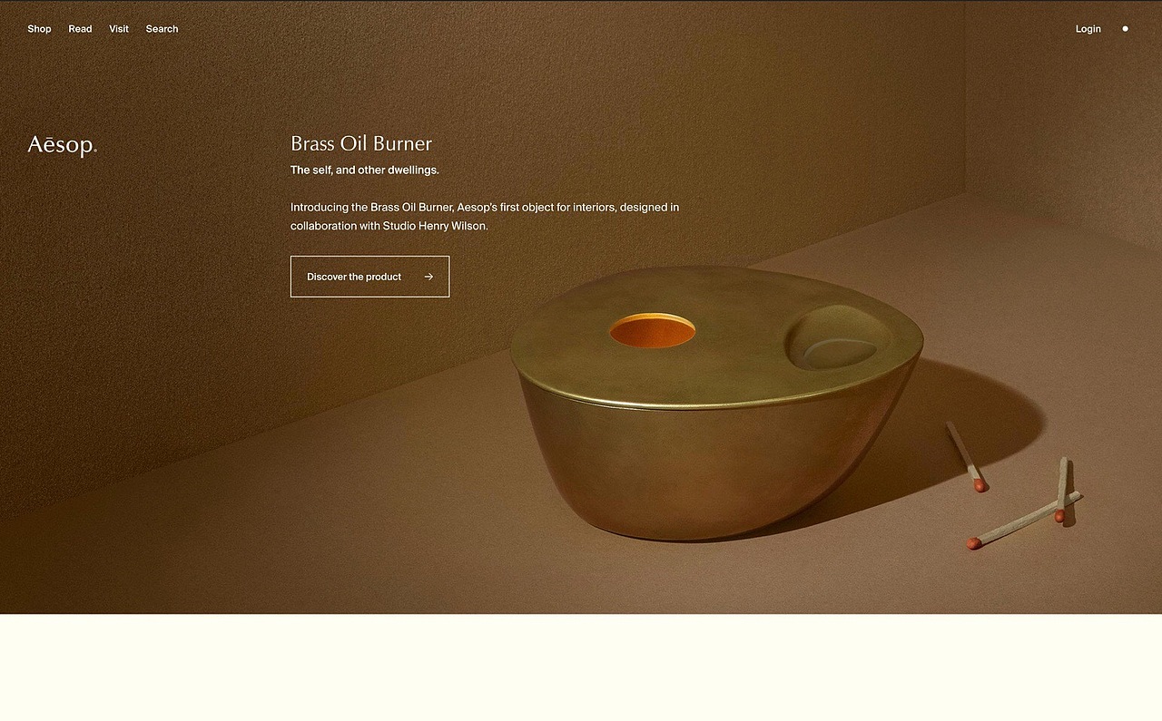 Aesop / Brass Oil Burner（图ZMTQ2OTEzMzY4） - 修图/后期 - 站酷设计师_小c小_原创素材 - 站酷ZCOOL