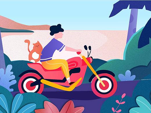 扁平风格插画（个人主页-ZNTAzNjA2NzI=） - 书籍/画册 - 站酷设计师大兔儿原创素材 - 站酷ZCOOL