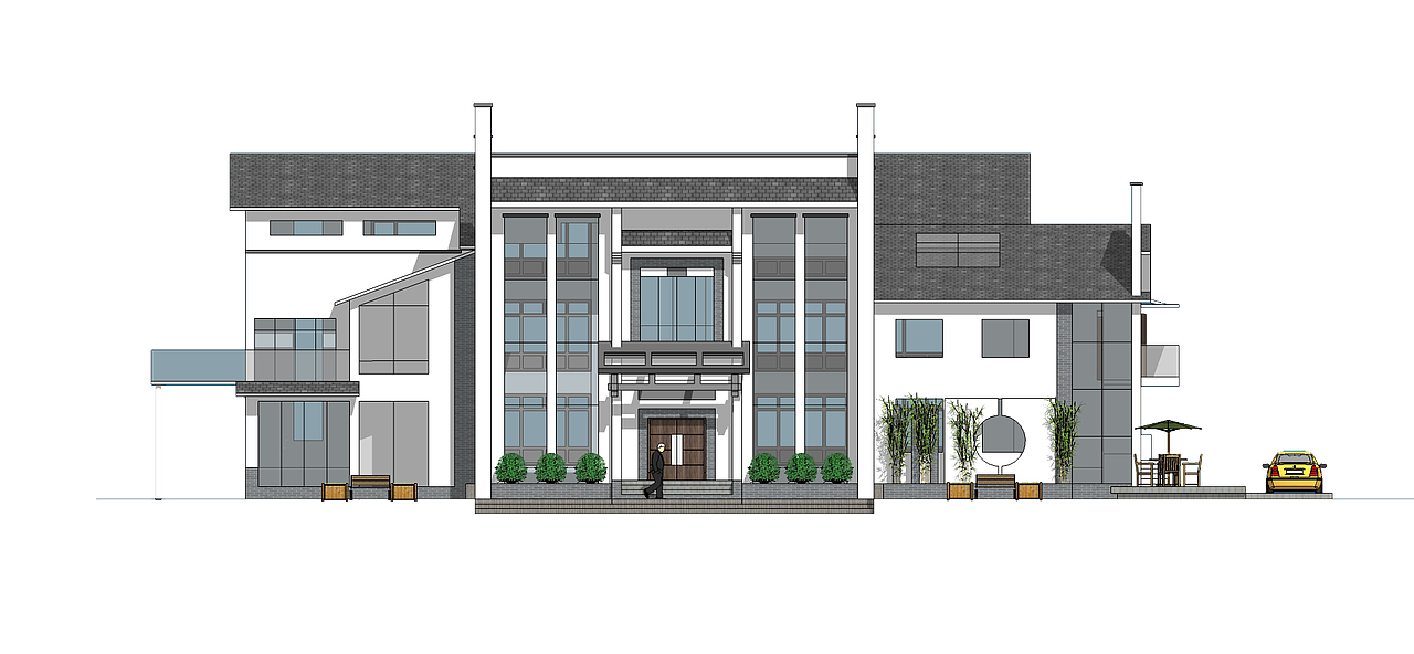 某会所建筑方案设计