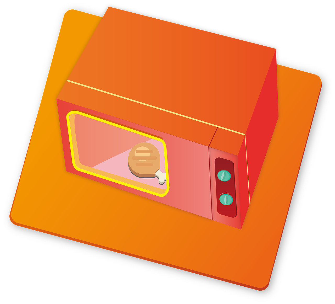 小小微波爐|插畫（圖ZMTE2MzMxNjky） - 創(chuàng)作習(xí)作 - 站酷設(shè)計(jì)師清新淡雅出淤泥原創(chuàng)素材 - 站酷ZCOOL