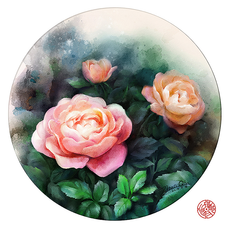 PS水彩风（图ZMjAxMjg3ODE2） - 艺术插画 - 站酷设计师裘裘画球球原创素材 - 站酷ZCOOL