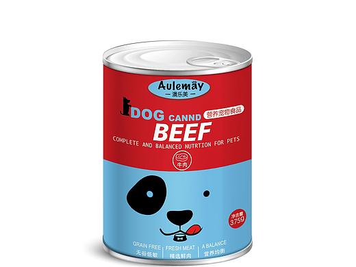 平面-包装设计宠物食品狗狗罐头