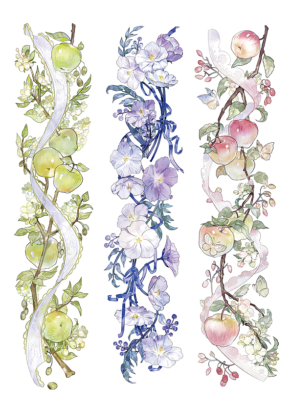 文创拉条花胶带---已授权