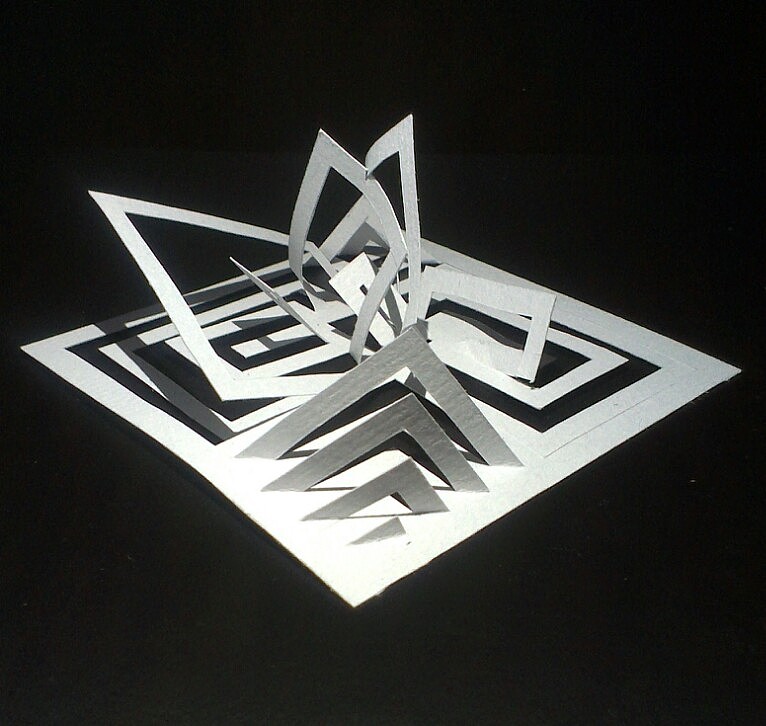 立体构成--剪纸