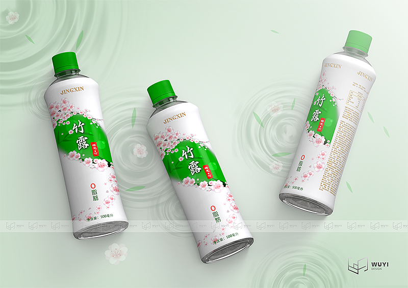 上海吾一设计-竹露（樱花竹子味饮品）（图ZMTE3MDc1NjEy） - Packaging - 站酷设计师上海吾一品牌设计原创素材 - 站酷ZCOOL