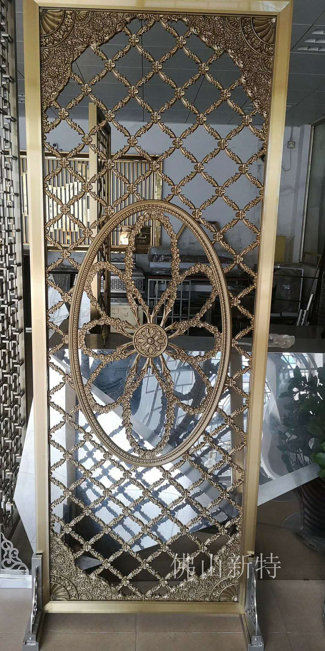 K金铝板雕花镂空屏风家装更适合（图ZMTkyODA1MzY4） - 其他工业/产品 - 站酷设计师Z43926661原创素材 - 站酷ZCOOL