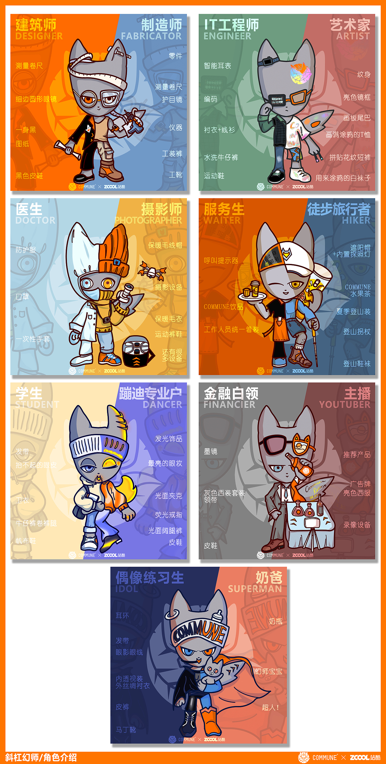 斜杠幻师-自由探索，选我所爱（图ZMjc1Nzg1NDM2） - IP形象 - 站酷设计师找房子原创素材 - 站酷ZCOOL