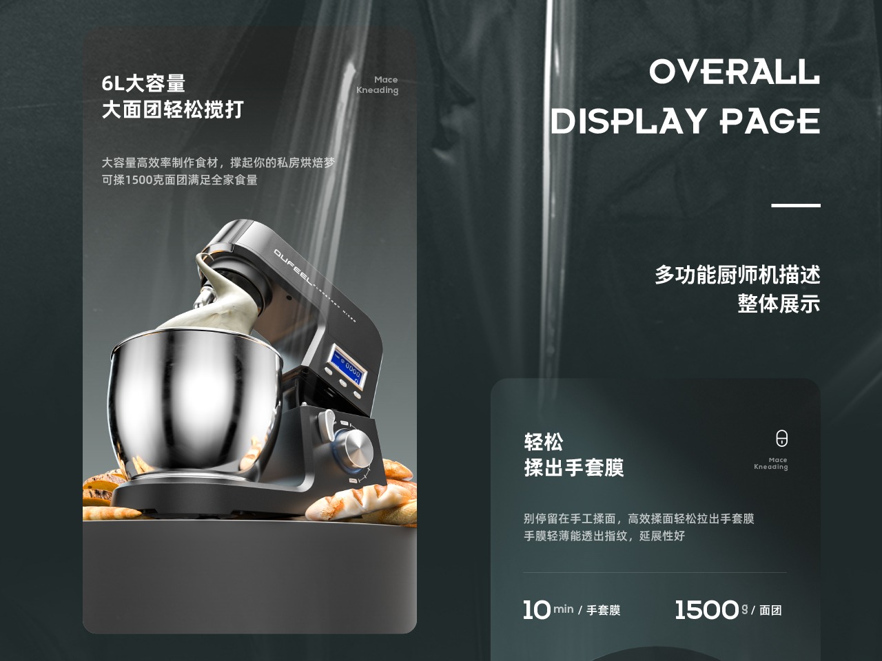 厨师机详情页*2/手持搅拌料理机*1/和面机*1/制冰机*1
