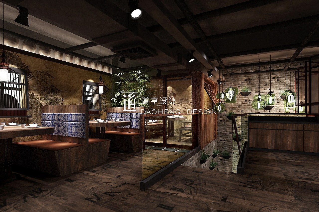 主题餐厅设计效果图（图ZOTkxODM0MDQ=） - 家装设计 - 站酷设计师健身房设计原创素材 - 站酷ZCOOL