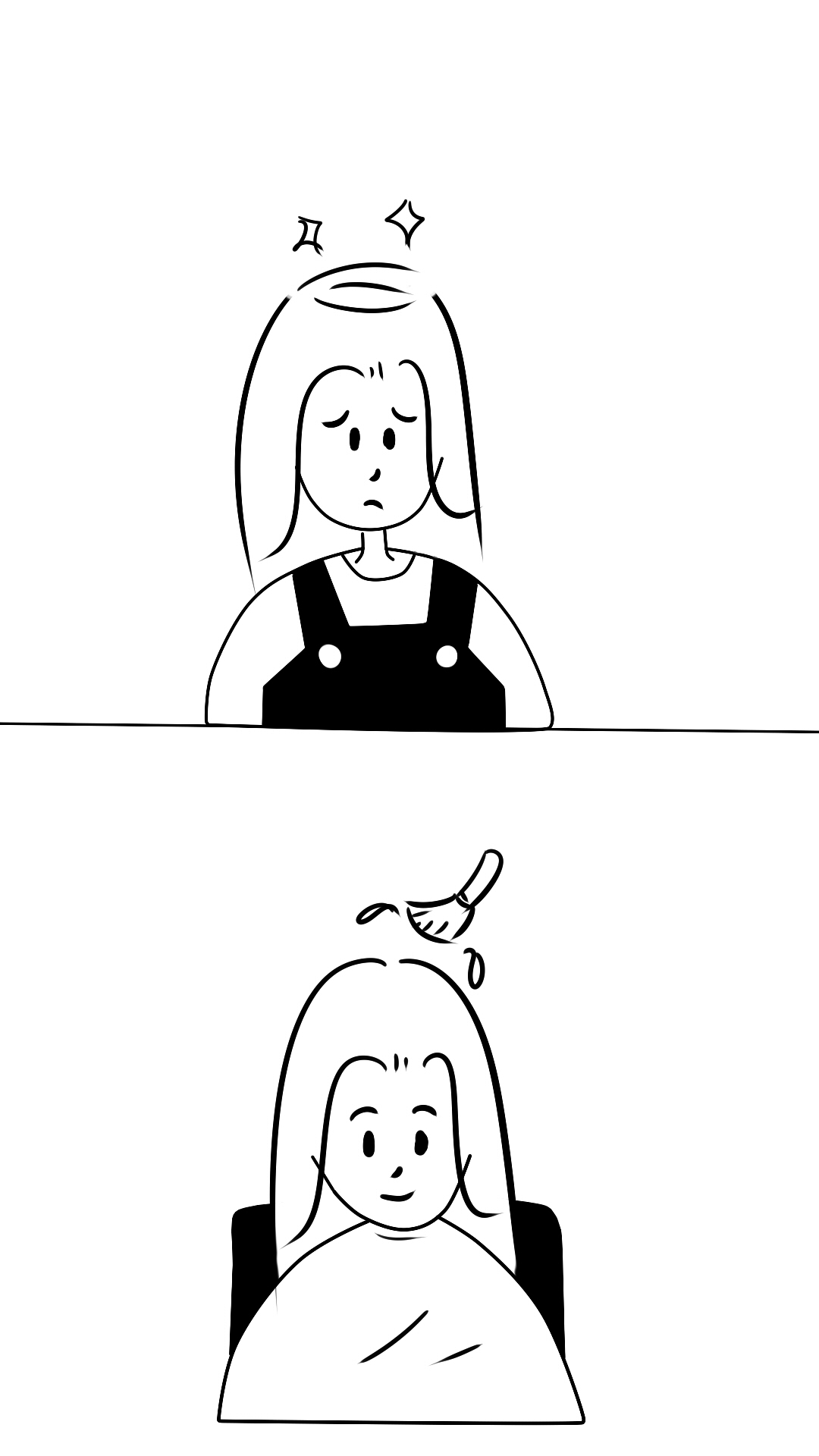 原创漫画我是女生之秃头