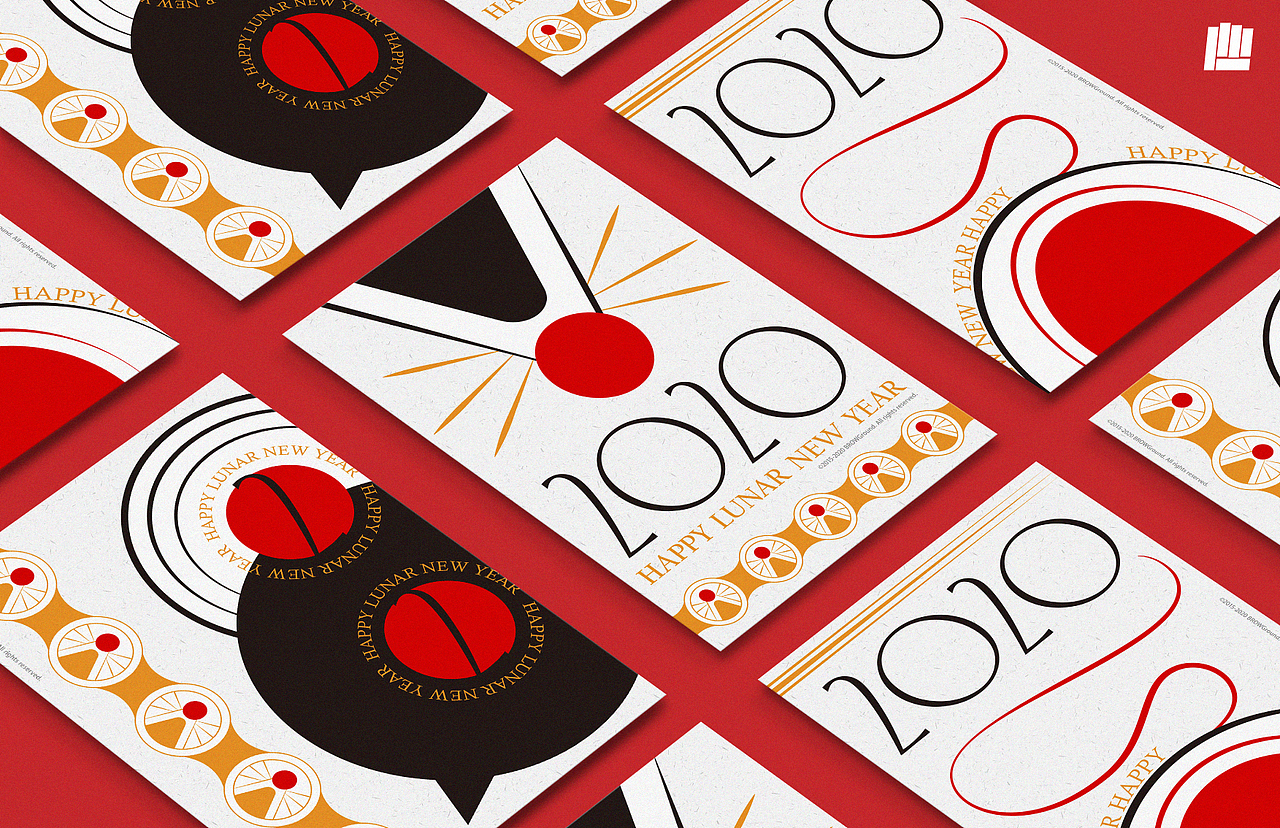 2020 LUNAR NEW YEAR TYPOGRAPHY（图ZMjA4Mjc5NDUy） - 海报 - 站酷设计师BROWGround原创素材 - 站酷ZCOOL