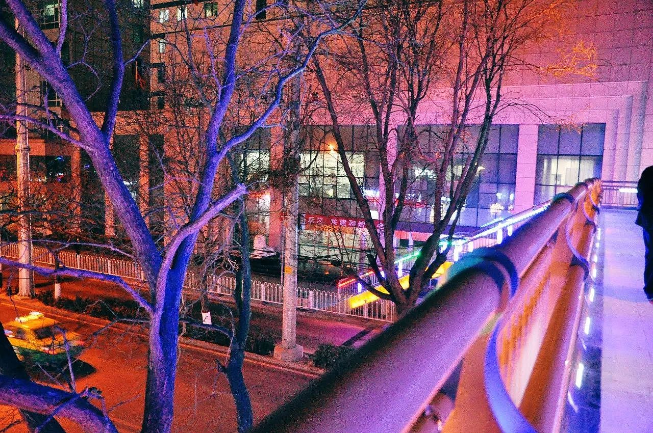 天桥路灯光护栏-城市文化定制护栏-世博光电