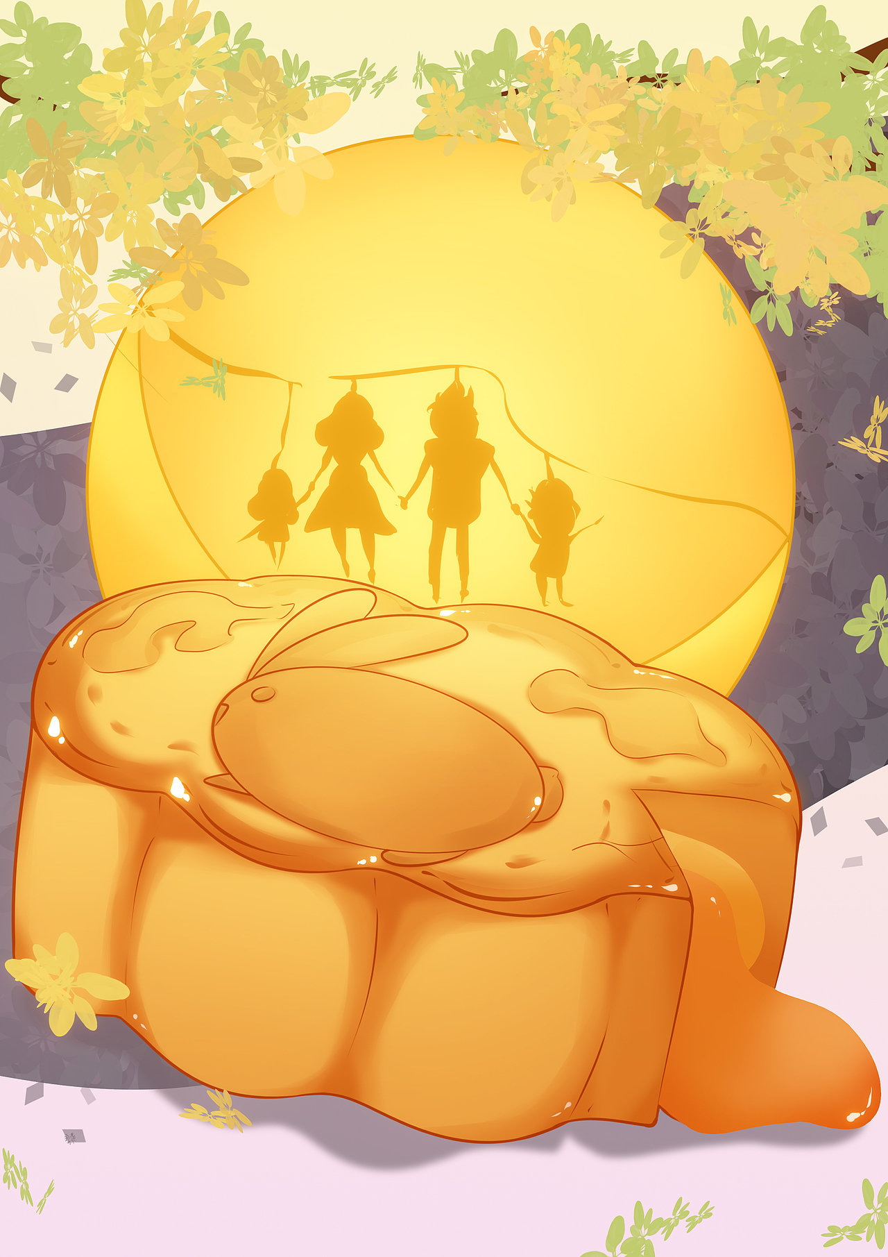 中秋节月饼（图ZMjcxNzkyMDg0） - 创作习作 - 站酷设计师茄叶佬原创素材 - 站酷ZCOOL