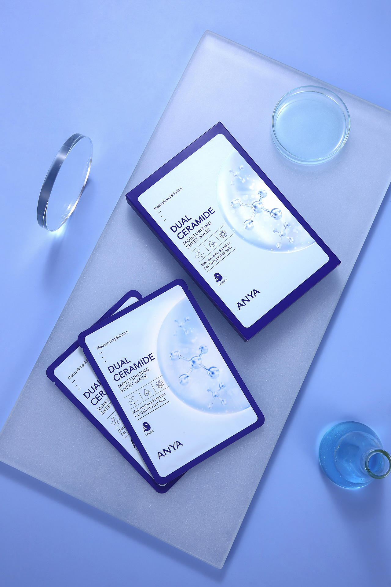 韩雅神经酰胺面膜 产品摄影