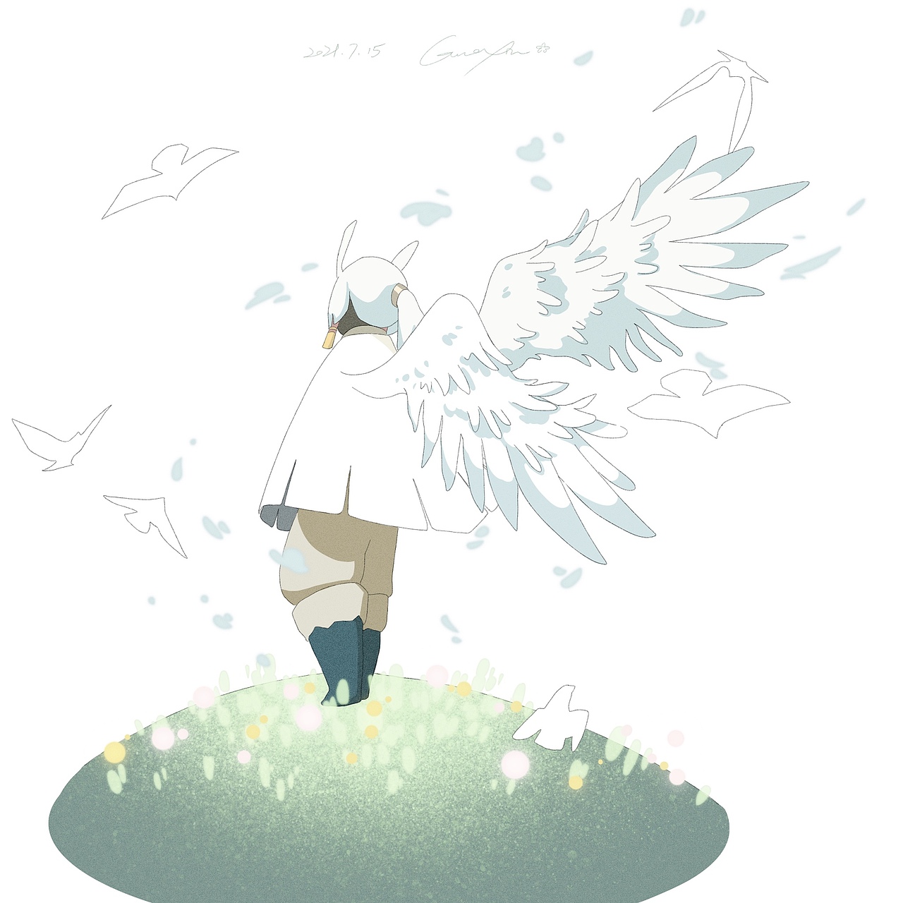 光遇sky 插画（图ZMjc1MjQ2NjM2） - 创作习作 - 站酷设计师miaowahuaguanxin原创素材 - 站酷ZCOOL