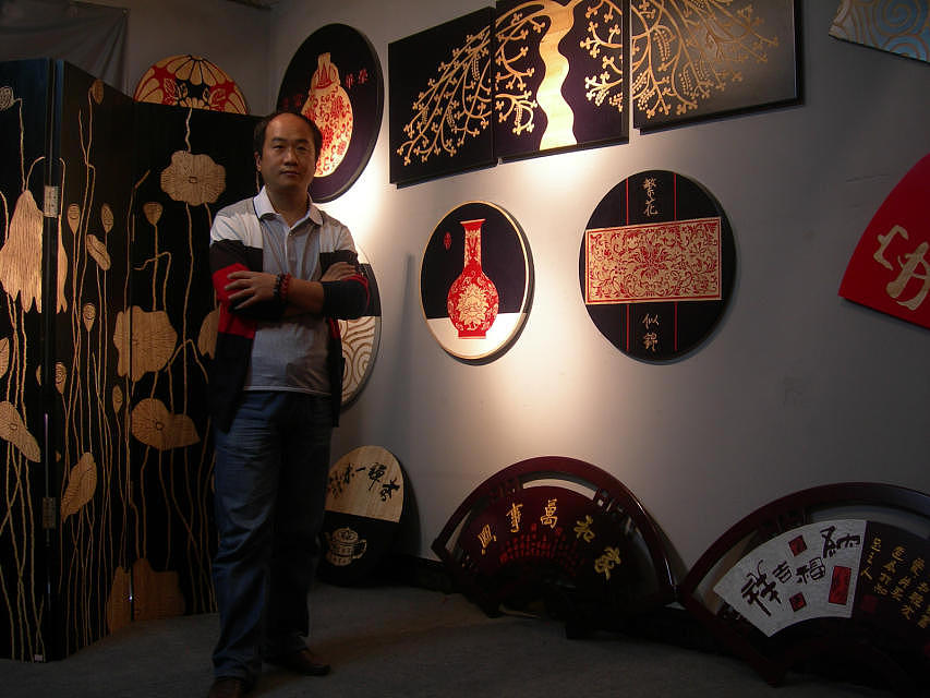 桐木手工雕刻画|手工艺|工艺品设计|大苗小苗_原创作品-站酷(zcool)