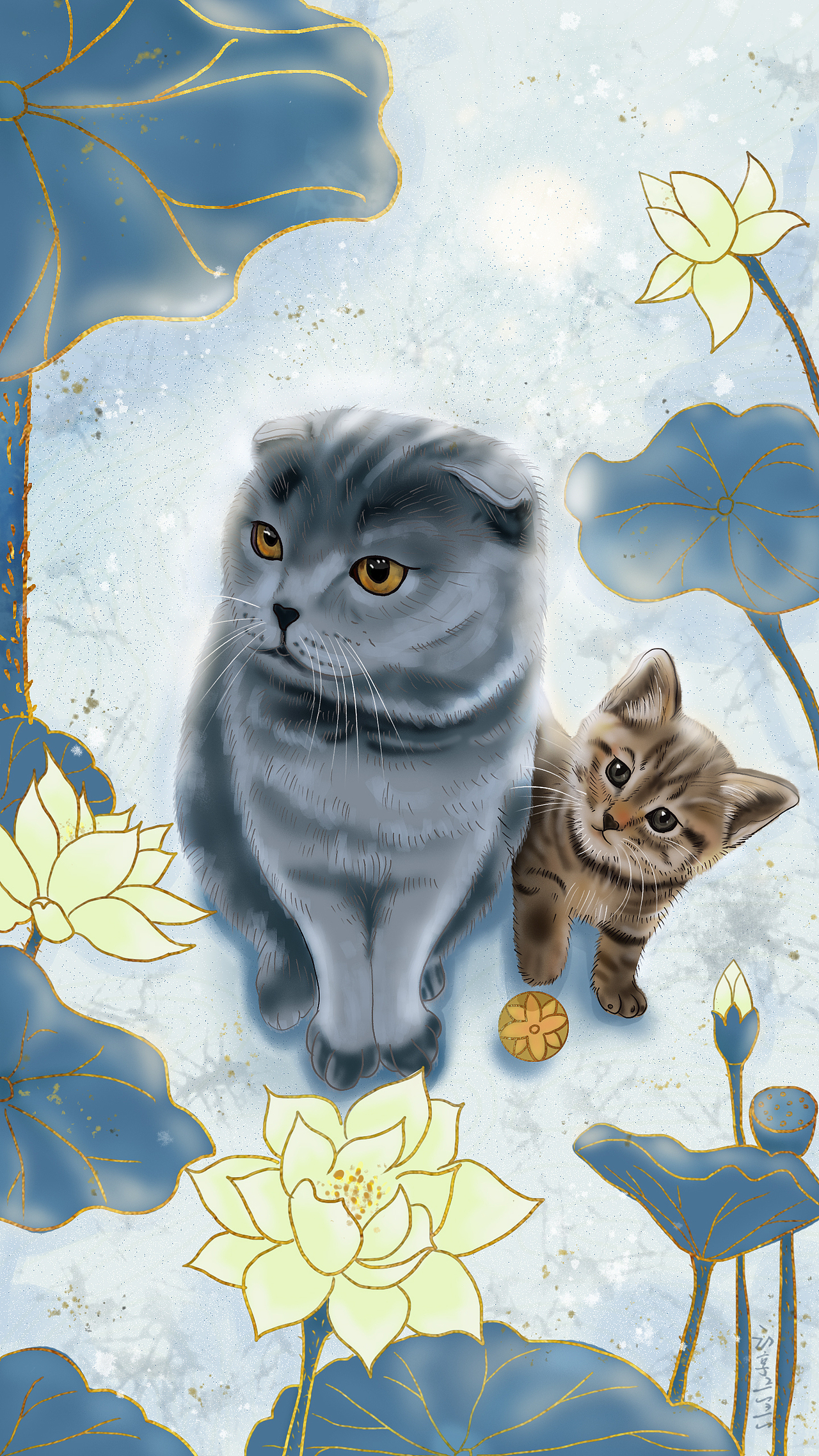猫猫定制插画