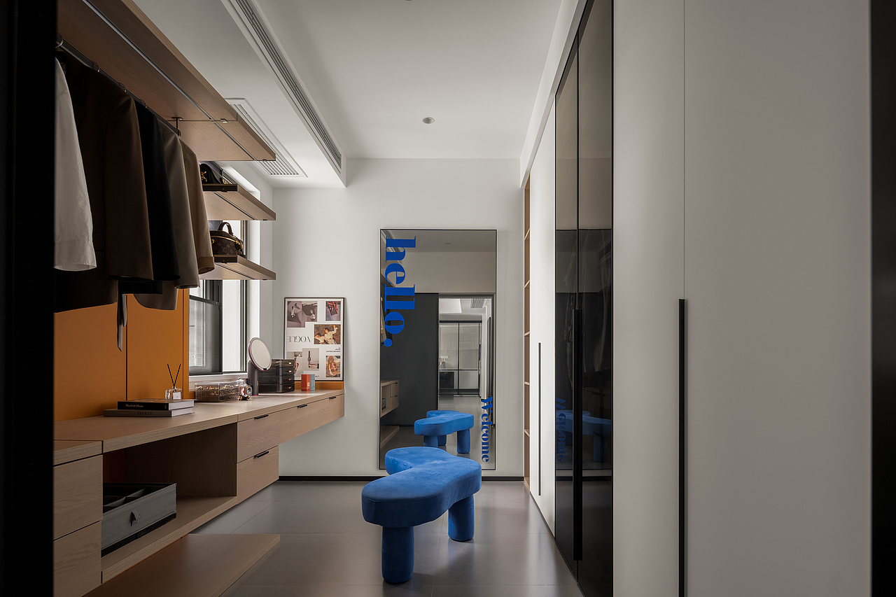 1986设计|109㎡现代简约风,造一座城中现代桃花源