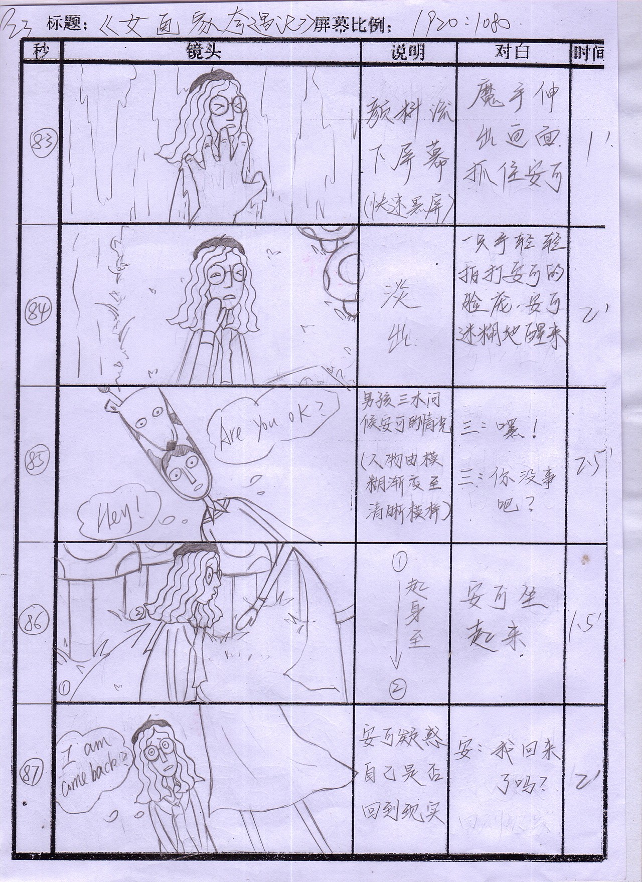 《女画家奇遇记》分镜头（图ZNTE4NjcwODA=） - 单幅漫画 - 站酷设计师EmyKo原创素材 - 站酷ZCOOL