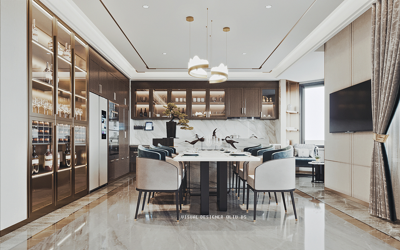 新中式 · 雅居（图ZMjE5Njc1MDEy） - 家装设计 - 站酷设计师刘大帅L原创素材 - 站酷ZCOOL