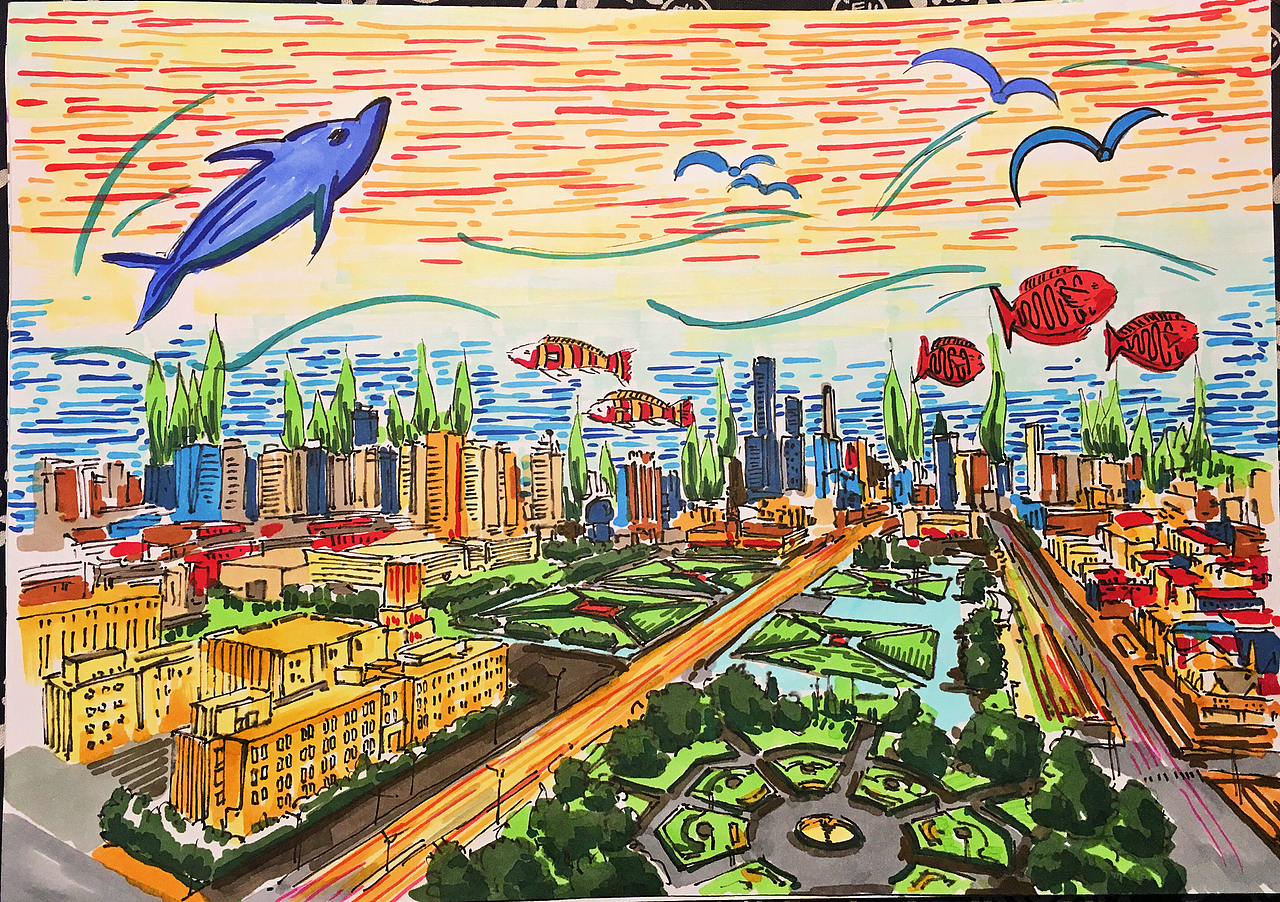 大连风景手绘part 2